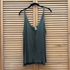 We the Free Green Tank top size medium